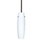 Besa Lighting Suzi Stem Pendant, Opal Matte, Bronze Finish, 1x9W LED 1TT-489707-LED-BR - alternate 1